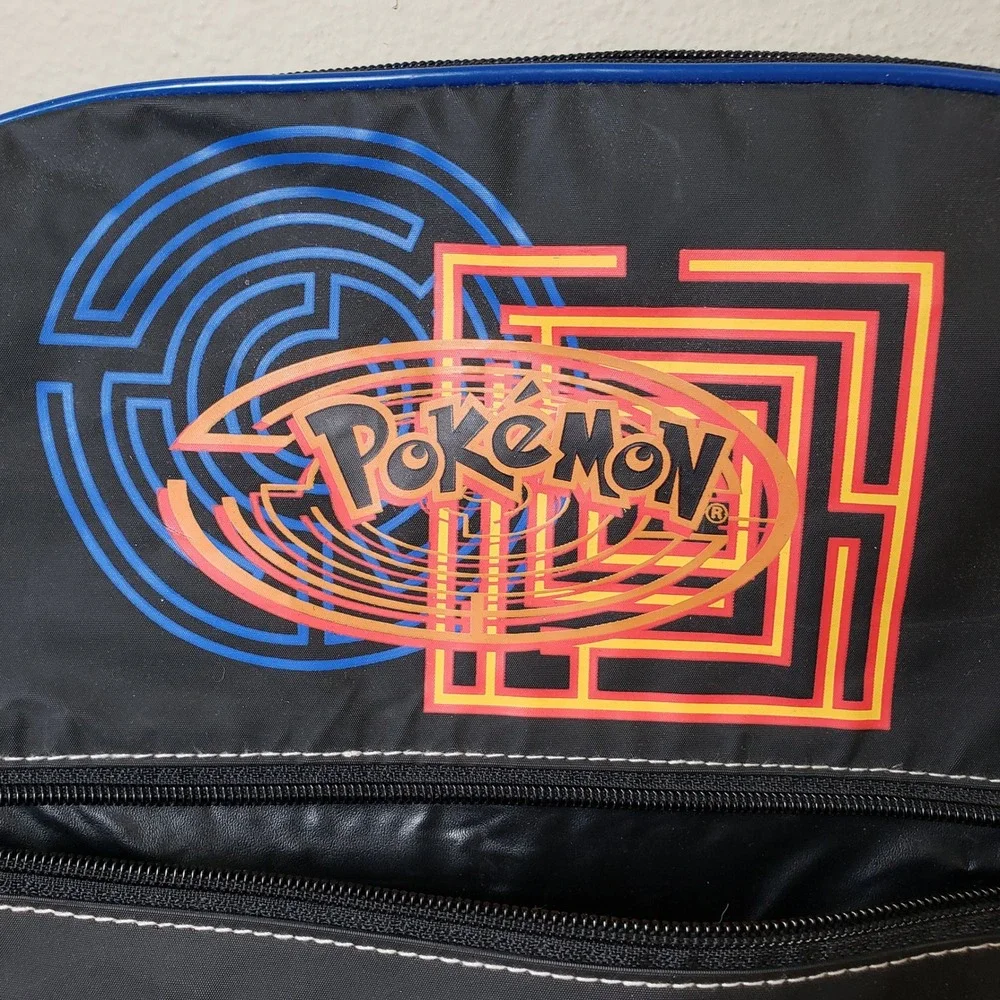 Vintage Nintendo Pokemon Kids Backpack Charizard Typhlosion Feraligatr Retro 90s
